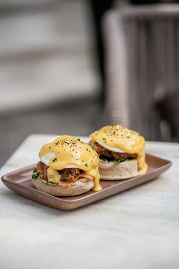 Fried chicken Benedict